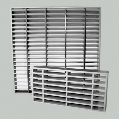 Решетка противопожарная вентиляционная 100х350