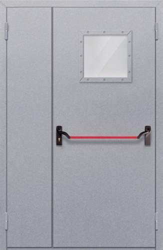 Дверь с выпадающим порогом противопожарная EIS-60 полуторная