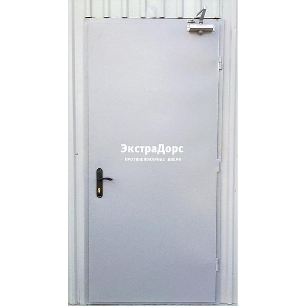 Противопожарная дверь EI 30 3 типа белая металлическая в Мытищах  купить