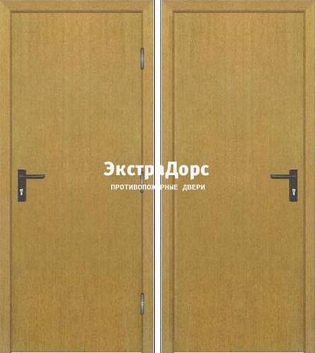 Противопожарная дверь однопольная с мдф береза